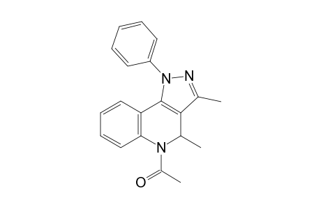 5-Acetyl-3,4-dimethyl-1-phenyl-4,5-dihydro-1H-pyrazolo[4,3-c]quinoline