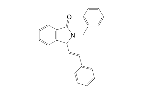 (E)-2-Benzyl-3-(2-phenylethenyl)isoindolin-1-one