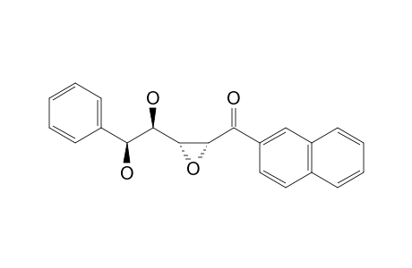 (2S,3S,4S,5R)-(+)-2,3-EPOXY-4,5-DIHYDROXY-5-PHENYL-1-(2-NAPHTHYL)-PENTAN-1-ONE;MINOR_ISOMER