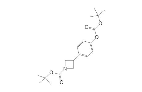 tert-Butyl 3-(4-((tert-butoxycarbonyl)oxy)phenyl)azetidine-carboxylate