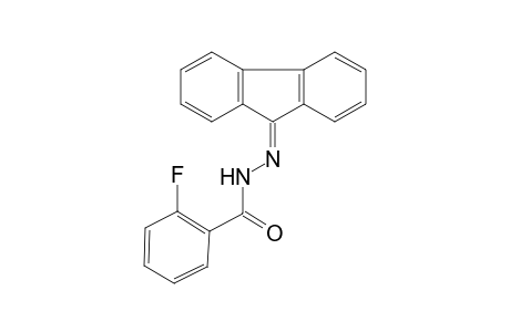 2-Fluoranyl-N-(fluoren-9-ylideneamino)benzamide