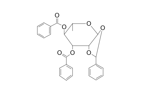 3,4-Di-O-benzoyl-1,2-O-benzylidene-6-deoxyhexopyranose