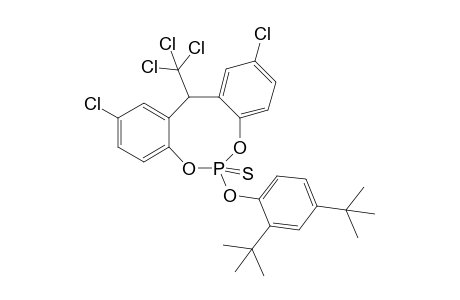 3,7-bis(chloranyl)-11-(2,4-ditert-butylphenoxy)-11-sulfanylidene-5-(trichloromethyl)-5H-benzo[d][1,3,2]benzodioxaphosphocine