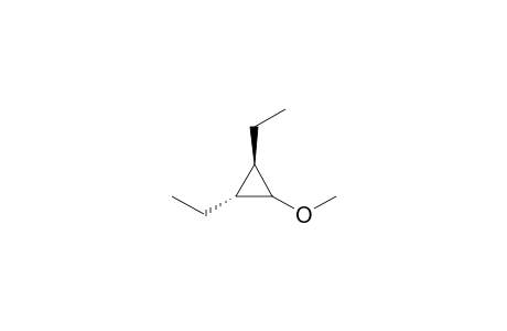 Cyclopropane, 1,2-diethyl-3-methoxy-, (1.alpha.,2.beta.,3.alpha.)-