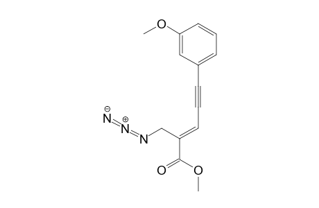 (E)-Methyl 2-(azidomethyl)-5-(3-methoxyphenyl)pent-2-en-4-ynoate