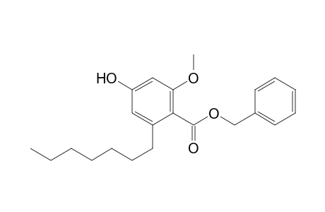 Benzyl 2-Heptyl-4-hydroxy-6-methoxybenzoate