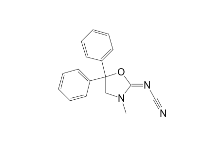 2-Cyanoimino-4,5-dihydro-3-methyl-5,5-diphenyl-1,3-dioxazole