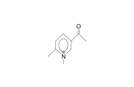 1,2-Dimethyl-5-acetyl-pyridinium cation