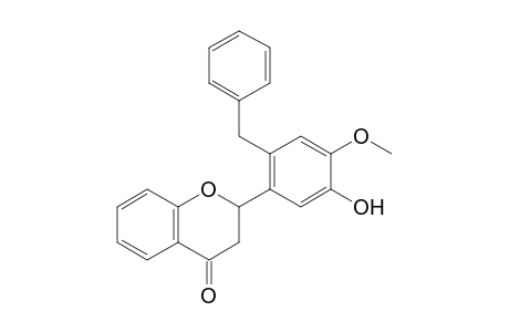 3'-Hydroxy-4'-methoxy-6'-benzylflavanone
