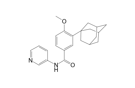 3-(adamantan-1-yl)-4-methoxy-N-(pyridin-3-yl)benzamide