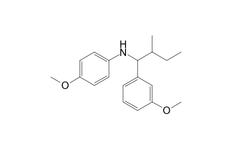 N-(4-Methoxyphenyl)-N-[1-(3-methoxyphenyl)-2-methylbutyl]amine