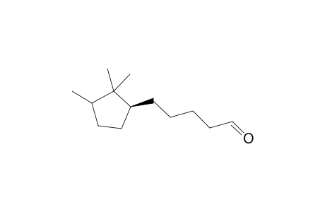 5-((1S)-2,2,3-trimethylcyclopentyl)pentanal