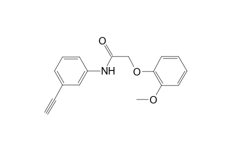 N-(3-Ethynylphenyl)-2-(2-methoxyphenoxy)-acetamide