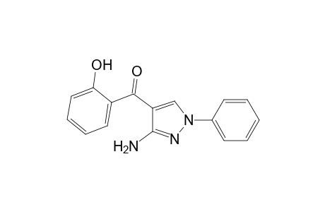 Methanone, (3-amino-1-phenyl-1H-pyrazol-4-yl)(2-hydroxyphenyl)-