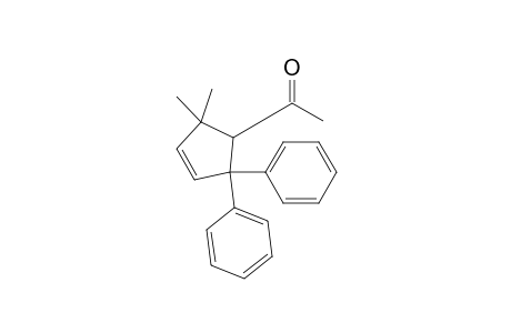 1-(2,2-dimethyl-5,5-diphenyl-1-cyclopent-3-enyl)ethanone