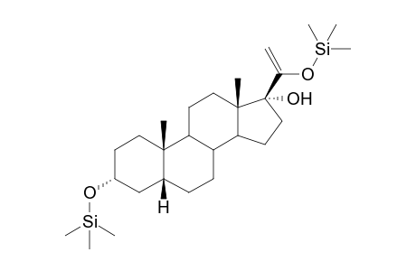 17.alpha.-Hydroxy-pregnanolone, O,O'-bis-TMS