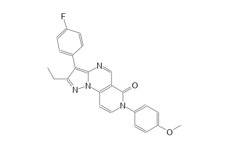 pyrazolo[1,5-a]pyrido[3,4-e]pyrimidin-6(7H)-one, 2-ethyl-3-(4-fluorophenyl)-7-(4-methoxyphenyl)-