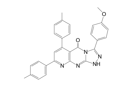 3-(4-Methoxyphenyl)-6,8-di-p-tolylpyrido[2,3-d][1,2,4]triazolo[4,3-a]pyrimidin-5(1H)-one