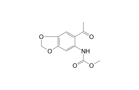 Carbamic acid, (6-acetyl-1,3-benzodioxol-5-yl)-, methyl ester