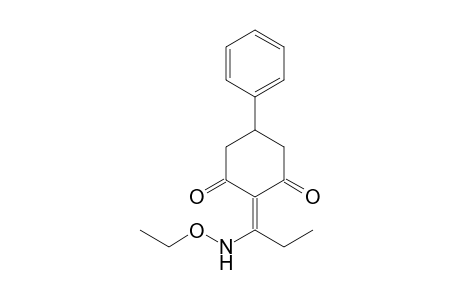 1,3-Cyclohexanedione, 2-[1-(ethoxyamino)propylidene]-5-phenyl-