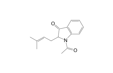 1-Acetyl-2-(3-methylbut-2-enyl)-1,2-dihydroindol-3-one