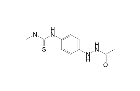 Acetic acid, 2-[4-[[(dimethylamino)thioxomethyl]amino]phenyl]hydrazide