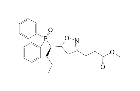 (1'R*,5R*)-5-(1'-Diphenylphosphinoylbutyl)-3-methoxycarbonylethyl-4,5-dihydroisoxazole