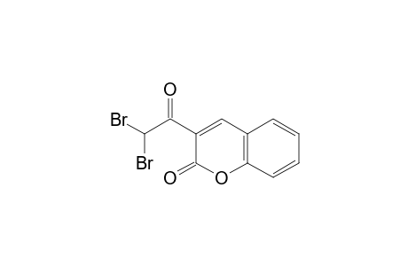 2H-1-benzopyran-2-one, 3-(2,2-dibromoacetyl)-