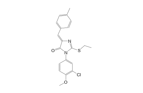 4H-imidazol-4-one, 3-(3-chloro-4-methoxyphenyl)-2-(ethylthio)-3,5-dihydro-5-[(4-methylphenyl)methylene]-, (5Z)-