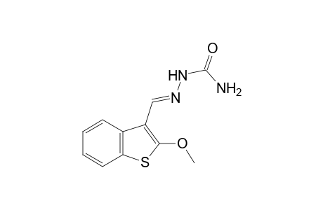 2-methoxybenzo[b]thiophene-3-carboxaldehyde, semicarbazone