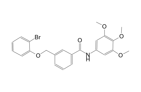 3-[(2-bromophenoxy)methyl]-N-(3,4,5-trimethoxyphenyl)benzamide