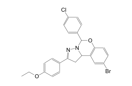 4-[9-bromo-5-(4-chlorophenyl)-1,10b-dihydropyrazolo[1,5-c][1,3]benzoxazin-2-yl]phenyl ethyl ether