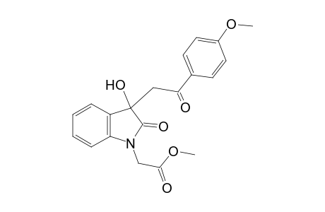 Methyl {3-hydroxy-3-[2-(4-methoxyphenyl)-2-oxoethyl]-2-oxo-2,3-dihydro-1H-indol-1-yl}acetate
