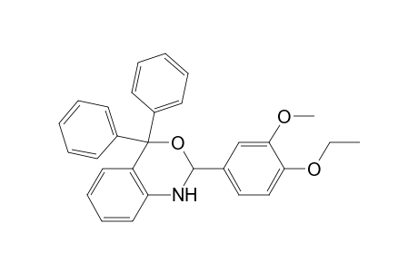 2-(4-Ethoxy-3-methoxy-phenyl)-4,4-diphenyl-1,2-dihydro-3,1-benzoxazine