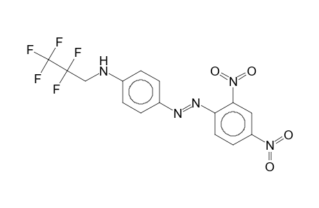 4-(2,4-Dinitrophenylazo)-N-(2,2,3,3-tetrafluoropropyl)aniline