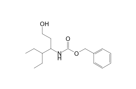 3-Benzyloxycarbonylamino-4-ethylhexan-1-ol