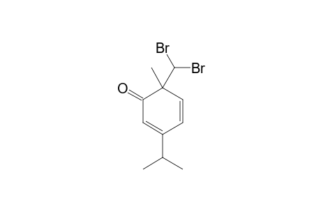 6-(DIBROMOETHYL)-3-ISOPROPYL-6-METHYL-2,4-CYCLOHEXADIENONE