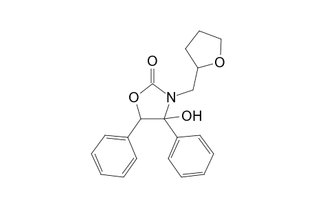 2(3H)-Oxazolone, dihydro-4-hydroxy-4,5-diphenyl-3-[(tetrahydro-2-furanyl)methyl]-