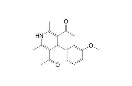 1-[5-acetyl-4-(3-methoxyphenyl)-2,6-dimethyl-1,4-dihydropyridin-3-yl]ethanone