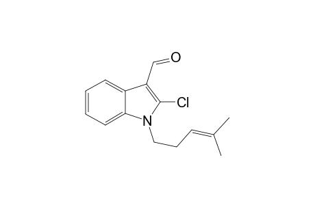 2-Chloro-1-(4-methylpent-3-enyl)-1H-indole-3-carbaldehyde