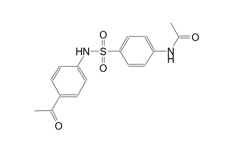 N-{4-[(4-acetylanilino)sulfonyl]phenyl}acetamide