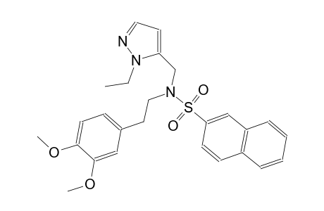 2-naphthalenesulfonamide, N-[2-(3,4-dimethoxyphenyl)ethyl]-N-[(1-ethyl-1H-pyrazol-5-yl)methyl]-