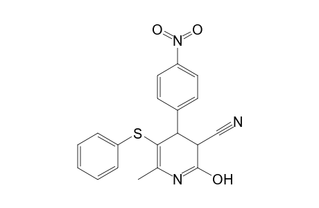 2-Hydroxy-6-methyl-4-(4'-nitrophenyl)-5-(phenylthio)-3,4-dihydropyridine-3-carbonitrile