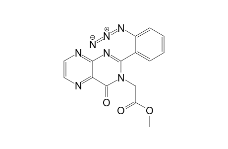 2-(2-Azidophenyl)-3-(methoxycarbonylmethyl)-4(3H)-pteridinone