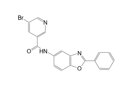 5-Bromo-N-(2-phenyl-1,3-benzoxazol-5-yl)nicotinamide