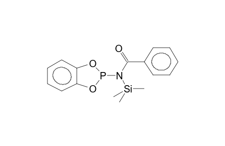 2-(N-BEMZOYL-N-TRIMETHYLSILYL)AMINO-4,5-BENZO-1,3,2-DIOXAPHOSPHOLANE