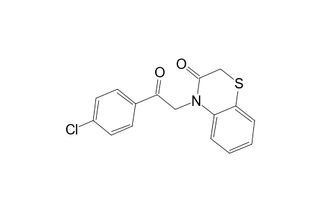 4-[2-(4-Chlorophenyl)-2-oxoethyl]-2H-1,4-benzothiazin-3(4H)-one