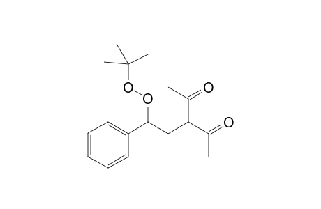 3-(2-(tert-butylperoxy)-2-phenylethyl)pentane-2,4-dione