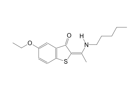(2E)-5-ethoxy-2-[1-(pentylamino)ethylidene]-1-benzothiophen-3(2H)-one