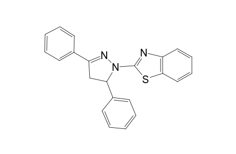 Benzothiazole, 2-(4,5-dihydro-3,5-diphenyl-1H-pyrazol-1-yl)-